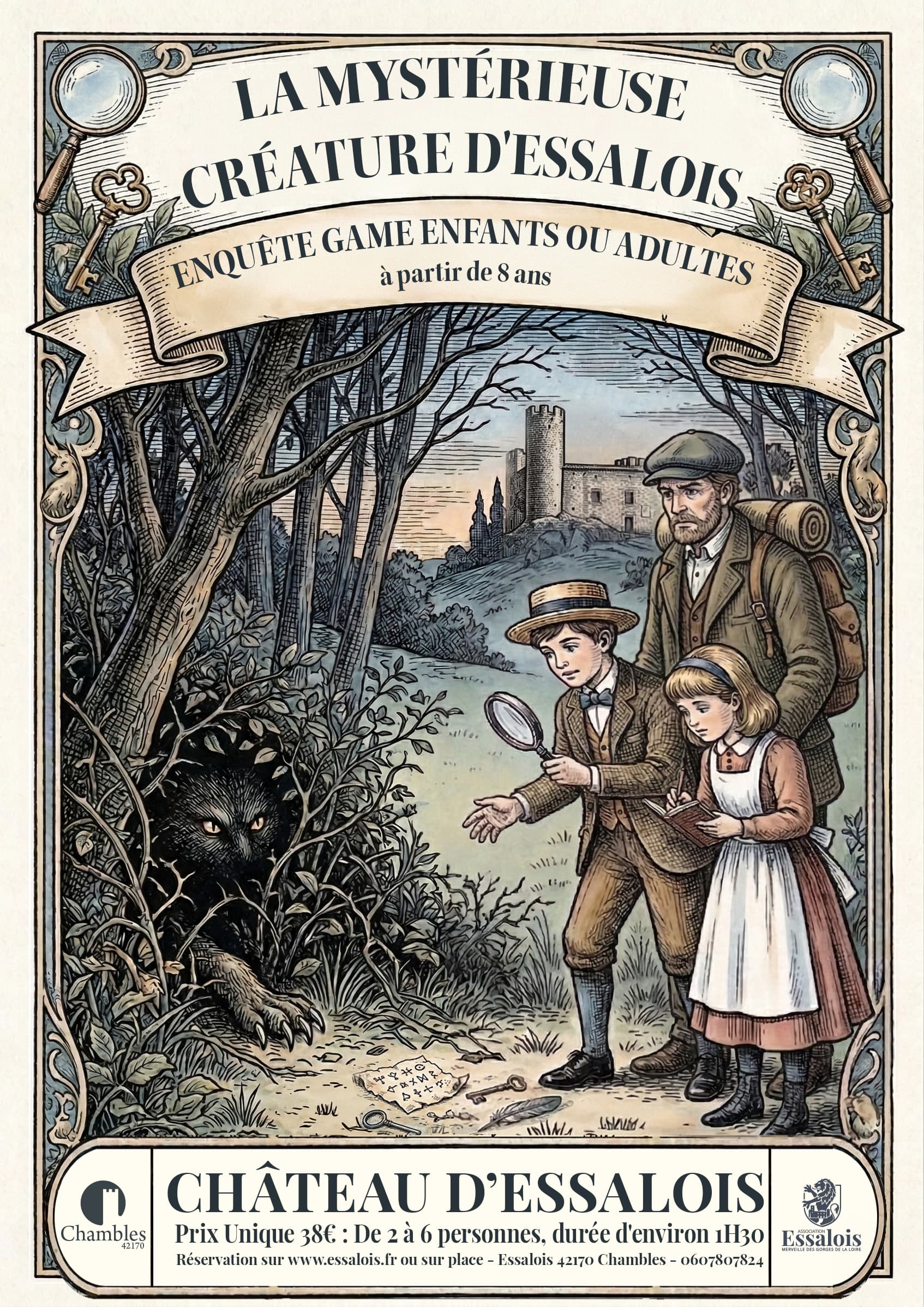Affiche - La Mystérieuse Créature d'Essalois